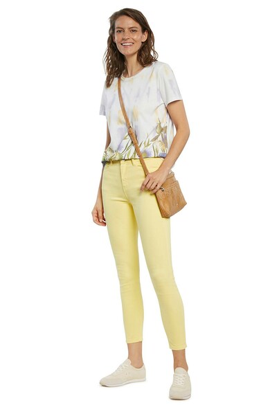 DESIGUAL Blugi crop skinny Femei