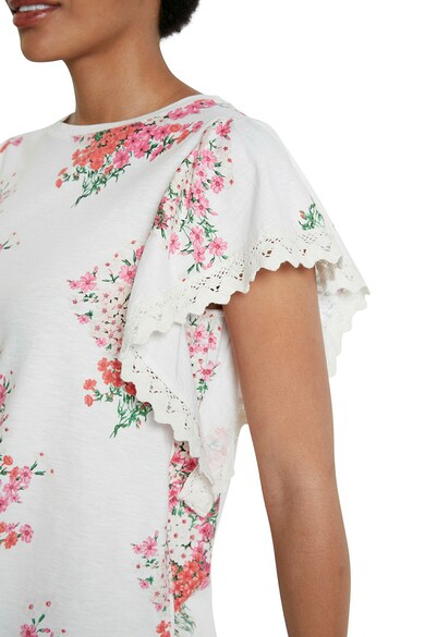 DESIGUAL Tricou cu imprimeu floral si maneci ample Femei