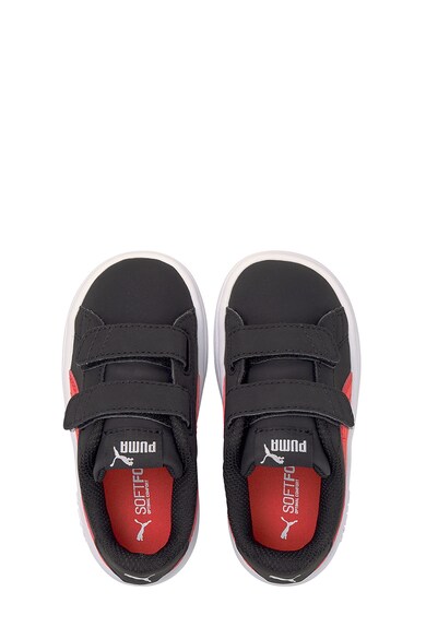 Puma Pantofi cu velcro, pentru tenis Smash v2 Baieti