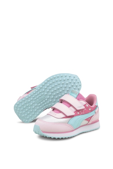 Puma Pantofi sport cu model colorblock si velcro Future Rider Unicorn Fete