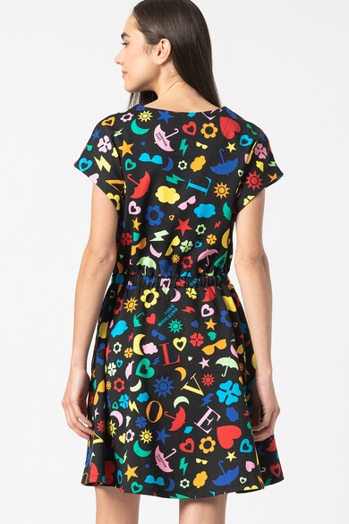 Love Moschino Rochie evazata cu diverse modele Femei