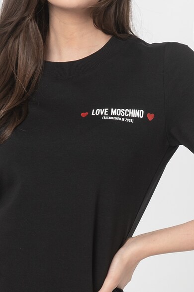 Love Moschino Rochie tip tricou cu decolteu la baza gatului Femei