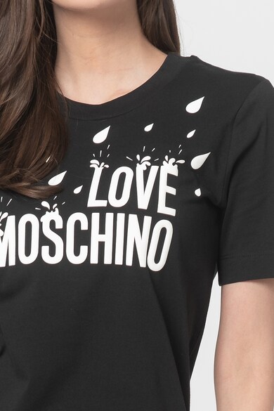 Love Moschino Rochie mini tip tricou cu imprimeu logo Femei