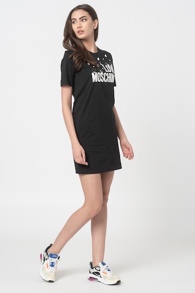 Love Moschino Rochie mini tip tricou cu imprimeu logo Femei