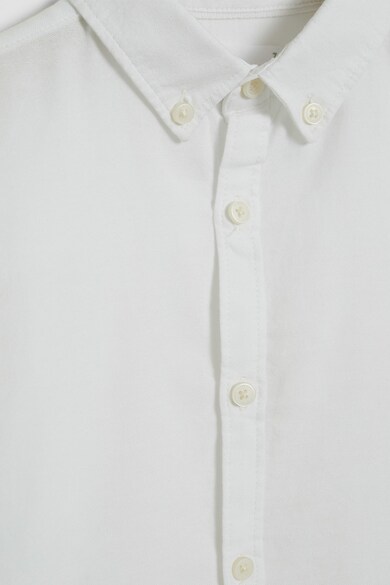 Mango Памучна риза Oxford с копчета на яката Момчета