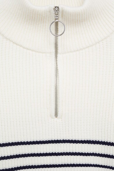 Mango Раиран пуловер Rizonir с цепка с цип Жени