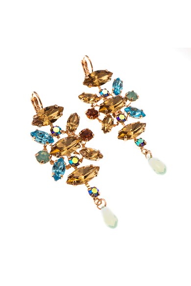 Roxannes - Mariana Jewellery Cercei placati cu aur rose de 24K, cu cristale Femei