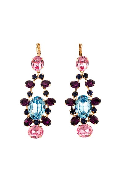 Roxannes - Mariana Jewellery Cercei drop placati cu aur si decorati cu cristale Femei