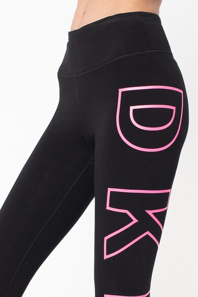 DKNY Colanti cu imprimeu logo, pentru fitness Femei