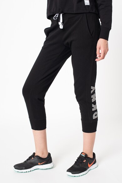 DKNY Pantaloni sport trei sferturi cu buzunare, pentru alergare Femei
