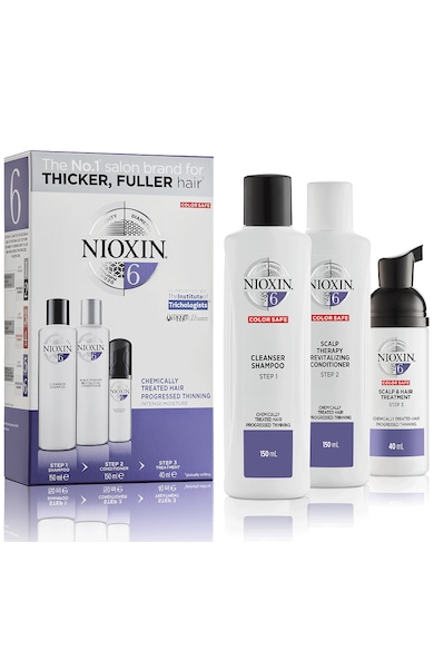 Nioxin Kit impotriva caderii parului  System 6: Sampon + Balsam + Tratament Femei
