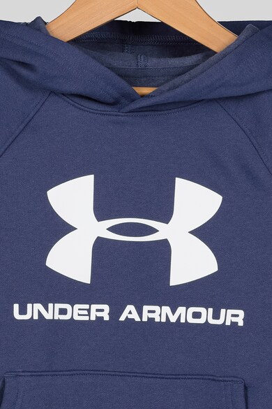 Under Armour Hanorac cu buzunar kangaroo si maneci raglan Rival Baieti