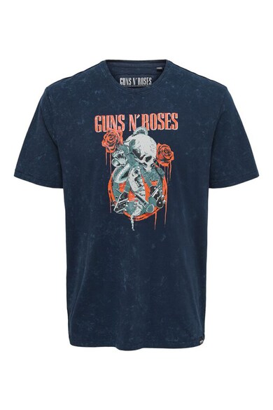 Only & Sons Tricou de bumbac cu tematica Guns 'N' Roses Barbati