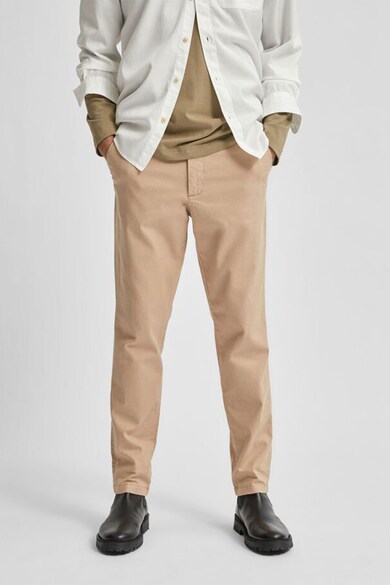 Selected Homme Pantaloni slim fit din amestec de in Barbati