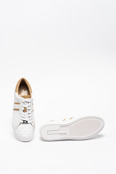 Michael Kors Pantofi sport de piele ecologica cu imprimeu logo Keaton Stripe Femei