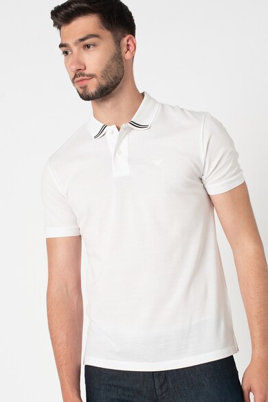 Emporio Armani Tricou polo din material pique Barbati