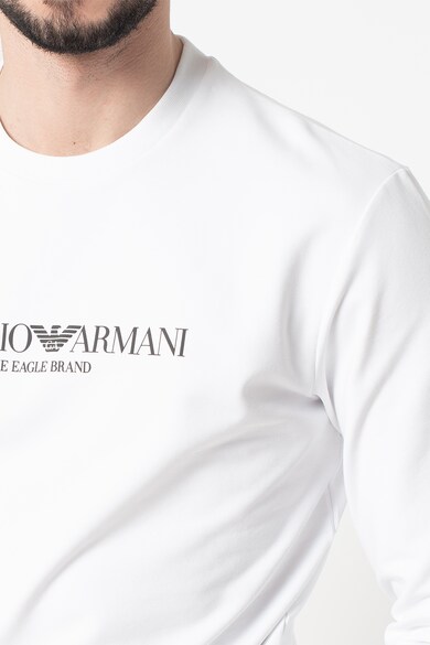 Emporio Armani Bluza sport cu imprimeu logo Barbati