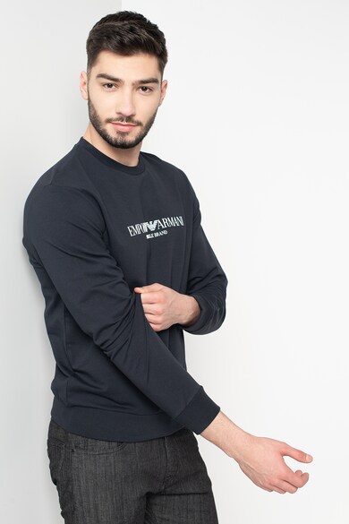 Emporio Armani Bluza sport cu imprimeu logo Barbati