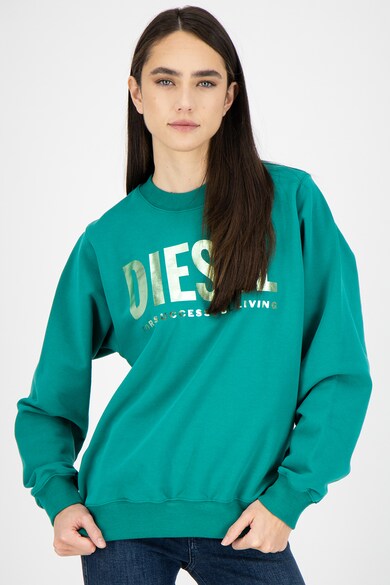 Diesel Bluza sport cu logo metalizat Ang Femei