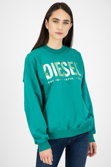 Diesel Bluza sport cu logo metalizat Ang Femei