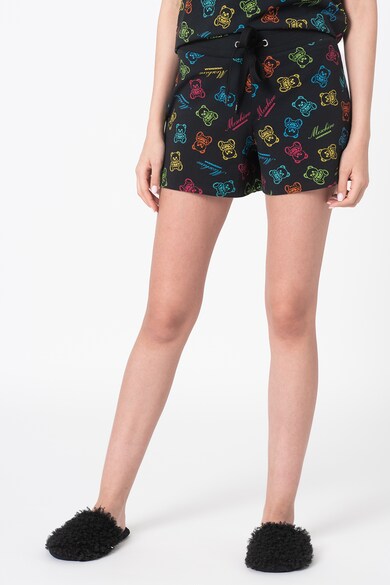 Moschino Pantaloni scurti de pijama cu model grafic Femei