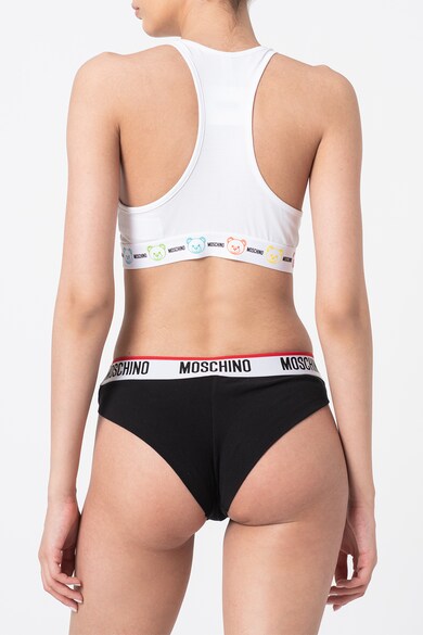 Moschino Bustiera racerback cu garnitura logo Femei