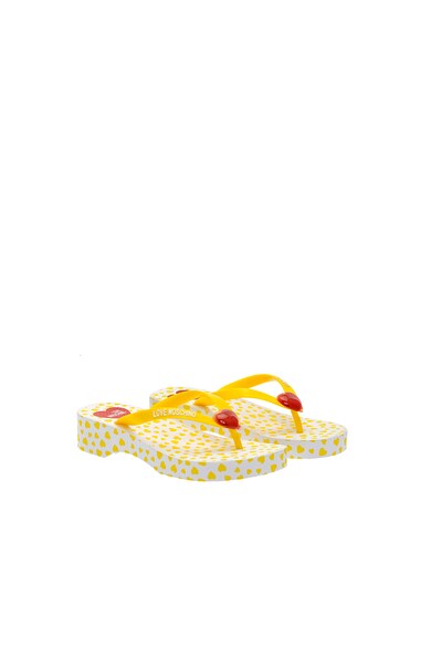 Love Moschino Papuci flip-flop cu aplicatie logo Femei