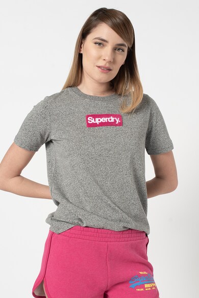 SUPERDRY Workwear kerek nyakú póló hímzett logóval női