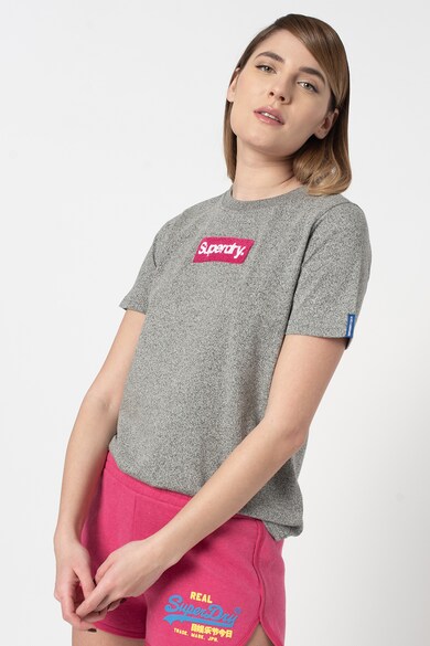 SUPERDRY Workwear kerek nyakú póló hímzett logóval női