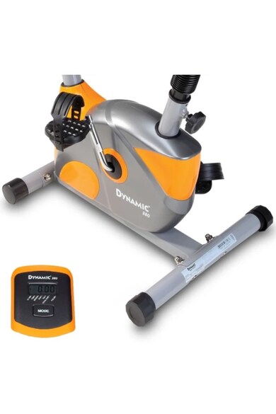 Kondition Bicicleta fitness magnetica DYNAMIC 380, volanta 4 kg, greutate maxima utilizator 100 kg, portocaliu-gri Femei