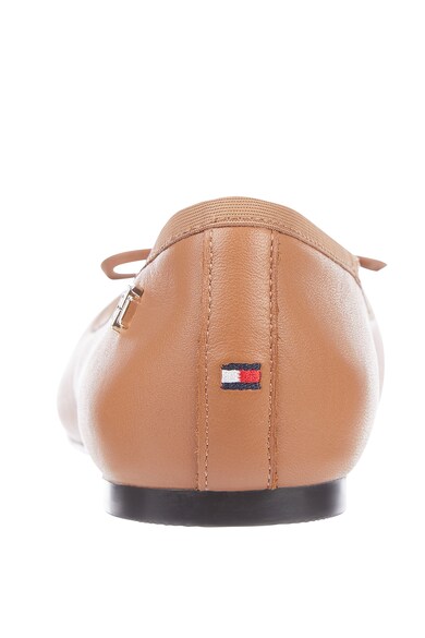 Tommy Hilfiger Balerini de piele cu varf patrat Essential Femei