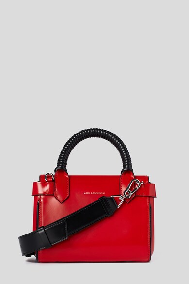 Karl Lagerfeld Geanta crossbody mica din piele cu aplicatie telefon K/Ikon Femei