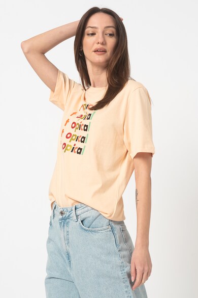 Maison Scotch Tricou de bumbac organic cu imprimeu Femei