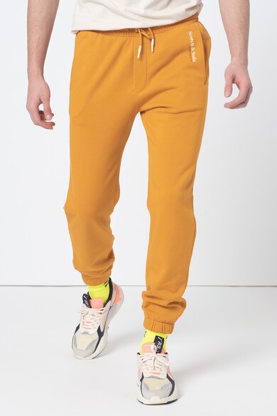 Scotch & Soda Pantaloni sport de bumbac organic cu snur Barbati