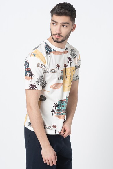 Scotch & Soda Tricou cu imprimeu grafic Barbati