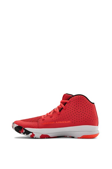 Under Armour Pantofi unisex cu insertii de piele, pentru baschet JET Femei