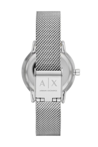 ARMANI EXCHANGE Ceas din otel inoxidabil cu bratara cu model plasa Femei