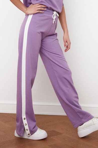 Trendyol Pantaloni sport cu slituri cu capse pe glezne Femei