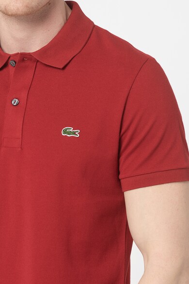 Lacoste Tricou polo slim fit din pique cu logo discret brodat Barbati