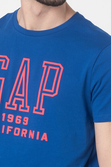 GAP Tricou cu decolteu la baza gatului si imprimeu logo Barbati