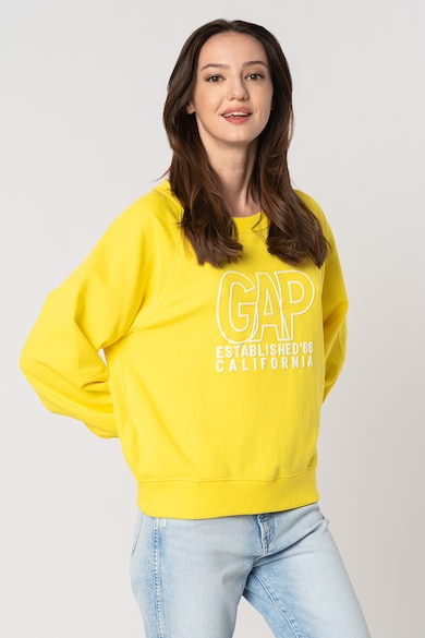 GAP Bluza sport cu decolteu la baza gatului si maneci raglan Femei