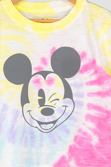 GAP Tricou cu imprimeu tie dye si cu Mickey Mouse Fete