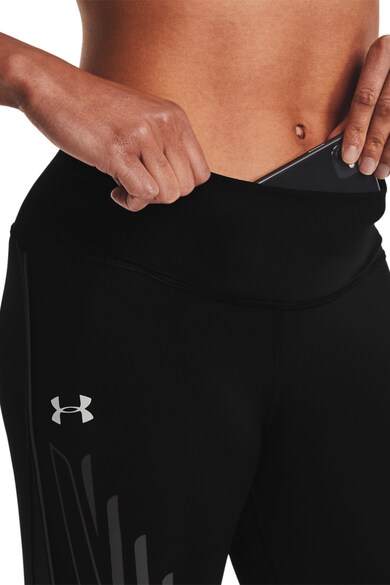 Under Armour Colanti crop pentru alergare Qualifier Femei