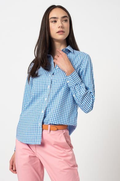 Gant Camasa relaxed fit cu model gingham Broadcloth Femei