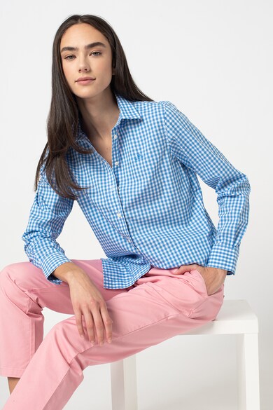 Gant Camasa relaxed fit cu model gingham Broadcloth Femei