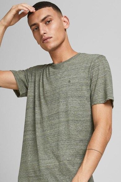 Jack & Jones Tricou slim fit cu decolteu la baza gatului Barbati