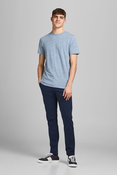 Jack & Jones Tricou slim fit cu decolteu la baza gatului Barbati