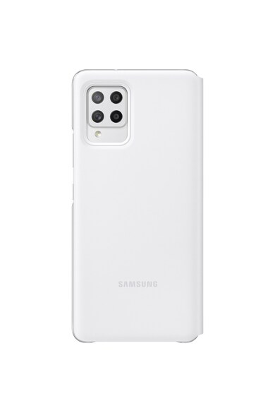 Samsung Husa de protectie  S View Wallet Cover pentru A42 (5G), White Femei