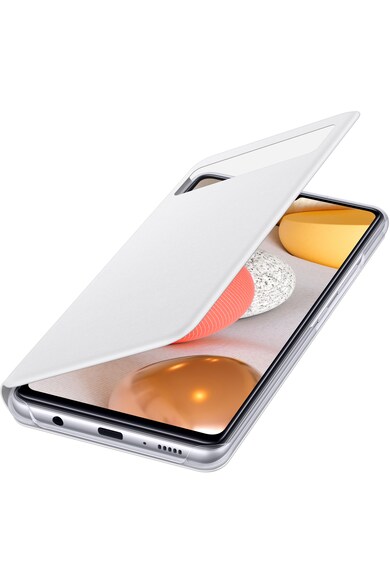 Samsung Husa de protectie  S View Wallet Cover pentru A42 (5G), White Femei