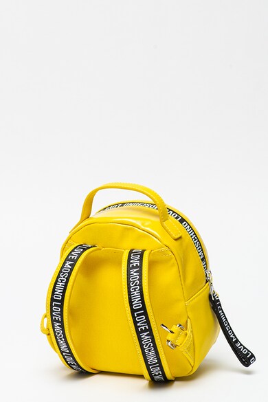 Love Moschino Rucsac mic cu aspect lacuit Femei